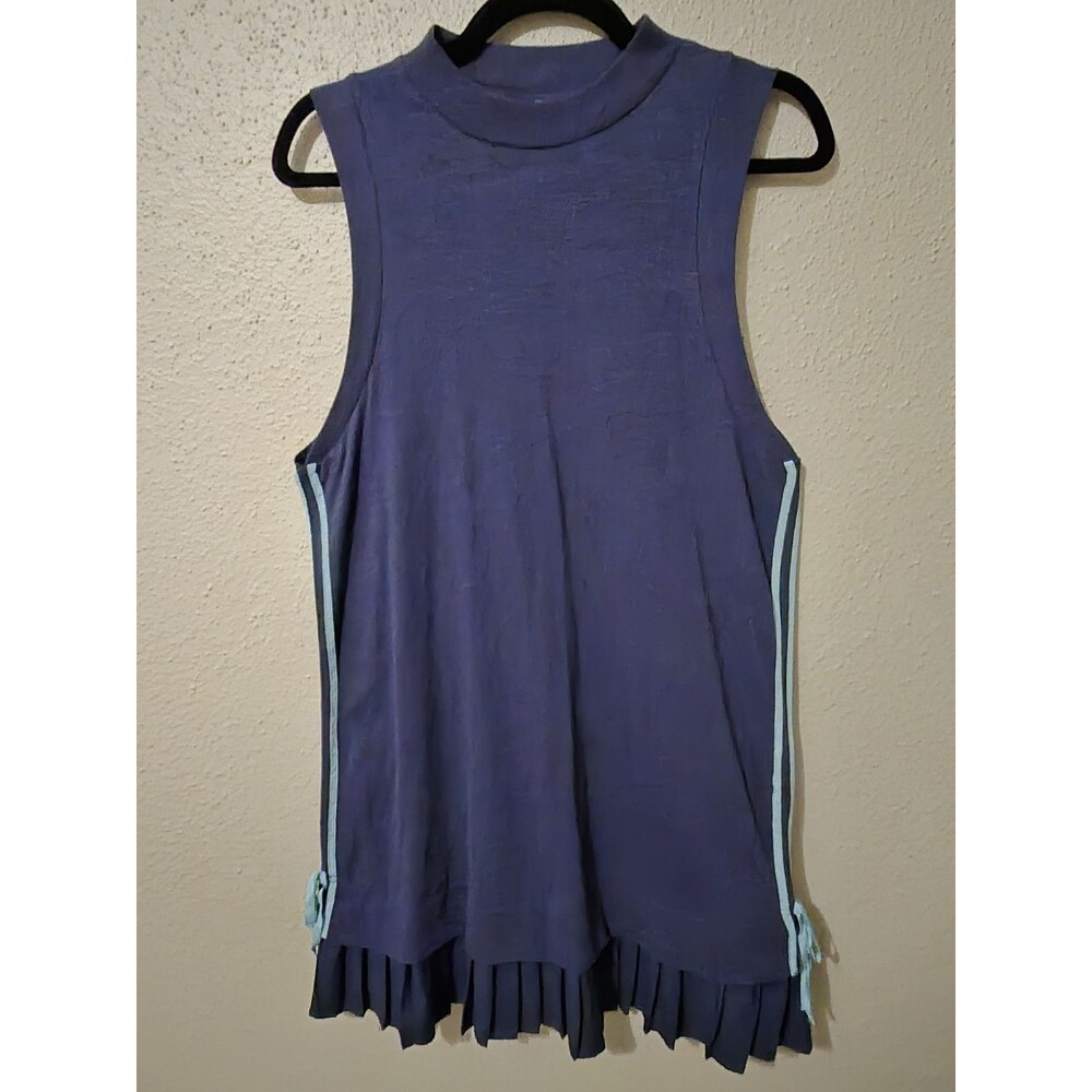 New XS Anthropologie x Daily Practice Layer Up mini dress Pleated Sporty Tennis